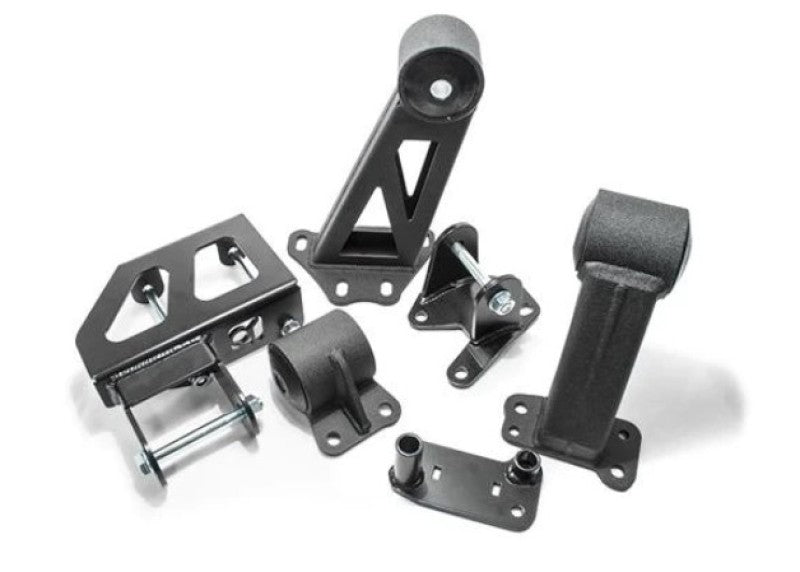 Innovative 94-01 Integra J-Series Black Steel Mounts 75A Bushings