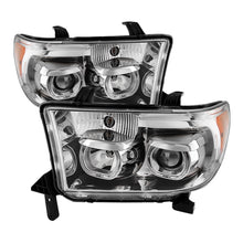 Load image into Gallery viewer, Xtune Toyota Tundra 07-13 Projector Headlights Eliminates AFS LED Halo Chrome PRO-JH-TTUN07-CFB-C