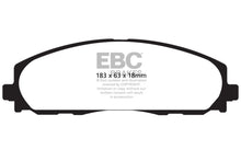 Load image into Gallery viewer, EBC 2016+ Chrysler Pacifica (Ru) 3.6L Extra Duty Front Brake Pads