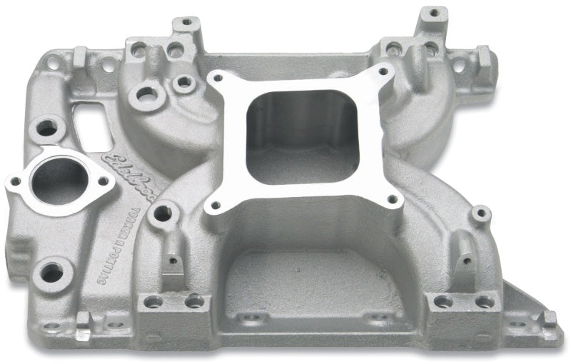 Edelbrock Manifold Torker II Pontiac 389/455 for STD Flange Tb