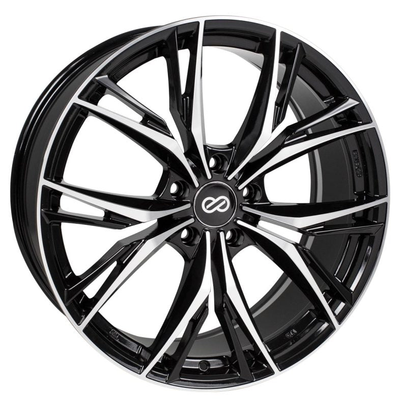 Enkei ONX 20x8.5 5x114.3 40mm Offset 72.6mm Bore Black Machined Wheel