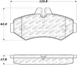 StopTech 02-11 Mercedes G500 Street Select Rear Brake Pads