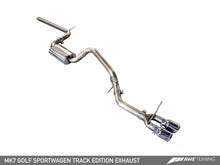 Load image into Gallery viewer, AWE Tuning VW MK7 Golf SportWagen Track Edition Exhaust w/Chrome Silver Tips (90mm)