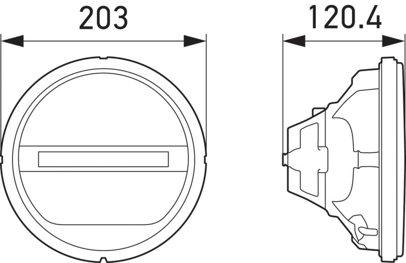 Hella Headlamp INSERT GR 1F8