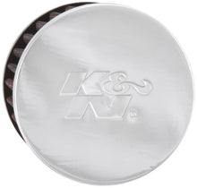 Load image into Gallery viewer, K&amp;N 1.75in Flange ID x 3in OD x 2.5in H Chrome Finish Rubber Base Crankcase Vent Filter