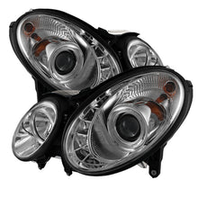 Load image into Gallery viewer, Spyder Mercedes Benz E-Class 07-09 Projector Headlights Halogen - DRL Chrm PRO-YD-MBW21107-DRL-C