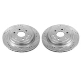 Power Stop 10-16 Cadillac SRX Rear Evolution Drilled & Slotted Rotors - Pair