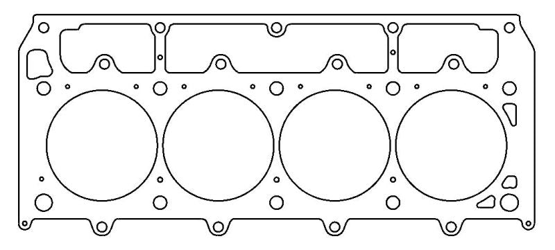 Cometic GM LSX McLaren 4.125in Bore .040 inch MLS Headgasket - Left