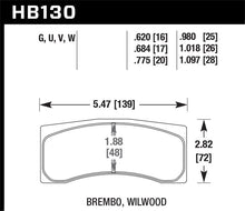 Load image into Gallery viewer, Hawk AP Racing CP5779/5780/5788/5789/5836 / Brembo X2.023.21/24/X2.028.01/04 Race DTC-60 Brake Pads