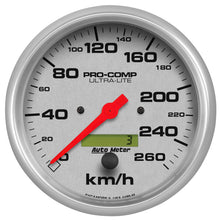 Load image into Gallery viewer, Autometer Ultra-Lite 5 inch 260 KPH In Dash Speedo