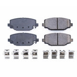 Power Stop 12-16 Chrysler Town & Country Rear Z17 Evolution Ceramic Brake Pads w/Hardware