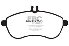 Load image into Gallery viewer, EBC 12-14 Mercedes-Benz C250 (W204) 1.8 Turbo Ultimax2 Front Brake Pads