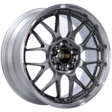 Load image into Gallery viewer, BBS RS-GT 18x9 5x120 ET45 / 72.5 CB Diamond Black Center Diamond Cut Lip Wheel