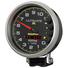 Load image into Gallery viewer, Autometer 5 inch Ultimate DL Playback Tachometer 11000 RPM - Black