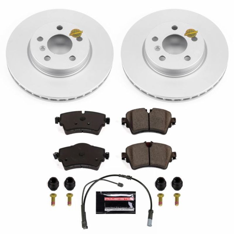 Power Stop 14-19 Mini Cooper Front Z23 Evolution Sport Coated Brake Kit