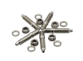 BLOX Racing Stainless Steel Exhaust Manifold Studs 5-Piece Set - M10x1.25 55mm