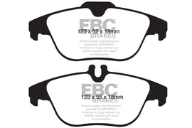 EBC 12-14 Mercedes-Benz C250 (W204) 1.8 Turbo Ultimax2 Rear Brake Pads