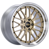 BBS LM 17x9 5x130 ET17 CB71.6 Gold Center Diamond Cut Lip Wheel