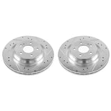 Power Stop 09-14 Mercedes-Benz CL550 Rear Evolution Drilled & Slotted Rotors - Pair