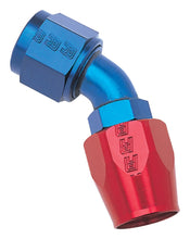 Load image into Gallery viewer, Russell Performance -16 Red/Blue 45 Degree Full Flow Hose End