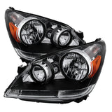 Xtunehonda Odyssey 05-07 Crystal Headlights Chrome HD-JH-HODY05-AM-C