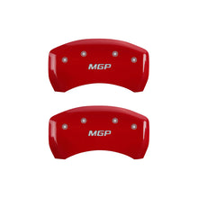 Load image into Gallery viewer, MGP 4 Caliper Covers Engraved Front &amp; Rear MGP Yellow finish black ch