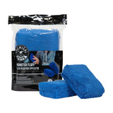 Chemical Guys Plush Microfiber Applicator - 3in x 5in x 2in - Blue - 2 Pack