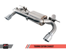 Load image into Gallery viewer, AWE Tuning BMW F3X 340i Touring Edition Axle-Back Exhaust - Chrome Silver Tips (102mm)