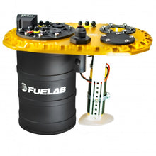 Load image into Gallery viewer, Fuelab Quick Service Surge Tank w/Bosch Lift Pump &amp; Twin Screw 500LPH Brushless Pump - Gold