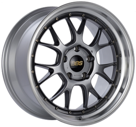 BBS LM-R 19x9.5 5x112 ET38 Diamond Black Center Diamond Cut Lip Wheel -82mm PFS/Clip Required