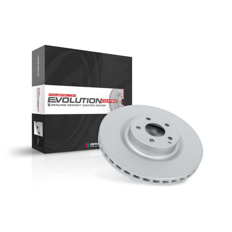 Power Stop 15-18 Mercedes-Benz C300 Front Evolution High Carbon Geomet Coated Rotor