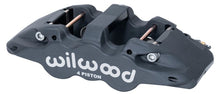 Load image into Gallery viewer, Wilwood Caliper-Aero4-R/H - Black Anodize 1.88/1.62in Pistons 1.25in Disc