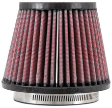 Load image into Gallery viewer, K&amp;N Filter Universal Rubber Filter 3 1/2 inch Flange 5 inch Base 3 1/2 inch Top 4 inch Height