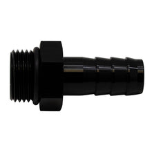 Load image into Gallery viewer, DeatschWerks 8AN ORB Male to 1/2in Male Triple Barb Fitting (Incl O-Ring) - Anodized Matte Black