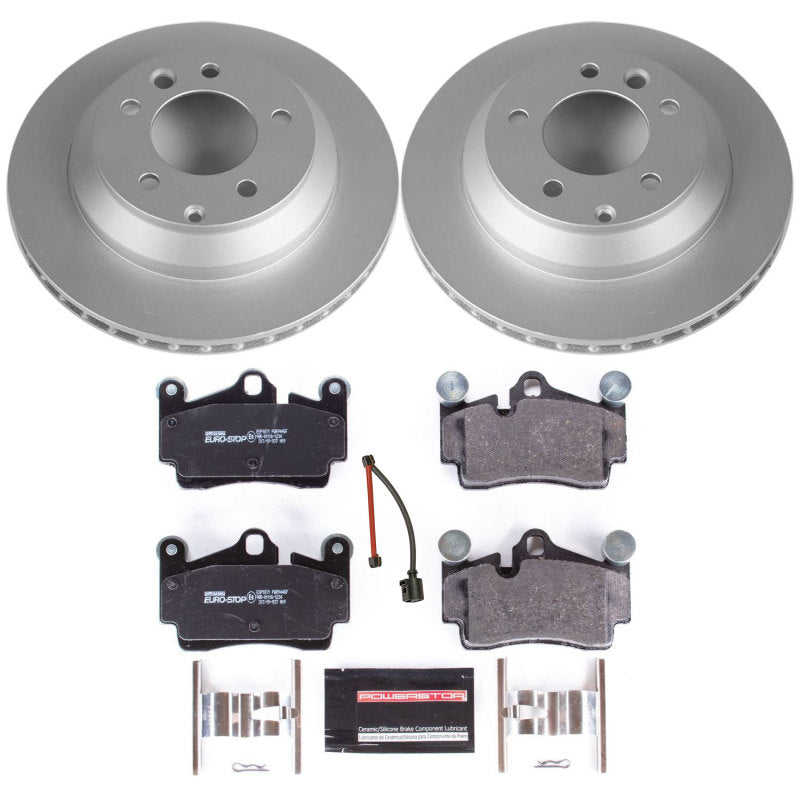 Power Stop 07-15 Audi Q7 Rear Euro-Stop Brake Kit