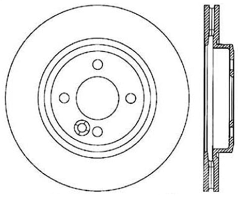 StopTech 02-07 Mini Cooper/Cooper S Slotted & Drilled Left Front Rotor