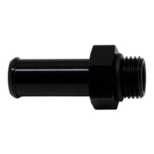 Load image into Gallery viewer, DeatschWerks 6AN ORB Male to 1/2in Male Barb Fitting (Incl O-Ring) - Anodized Matte Black