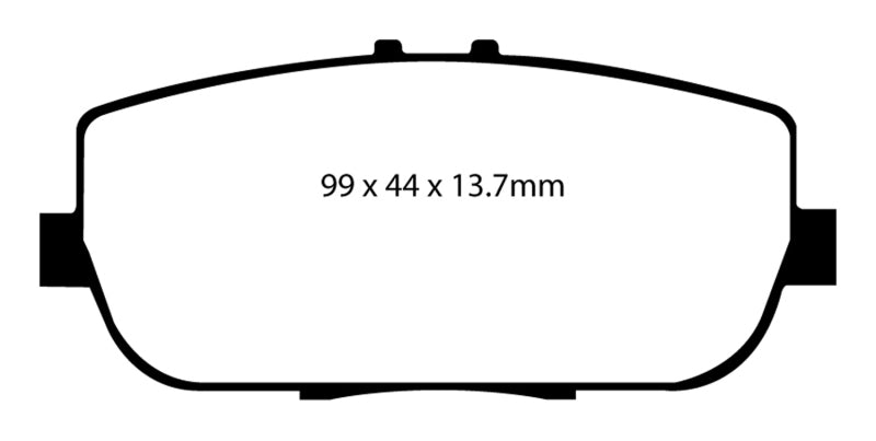 EBC 06-15 Mazda Miata MX5 2.0 Ultimax2 Rear Brake Pads