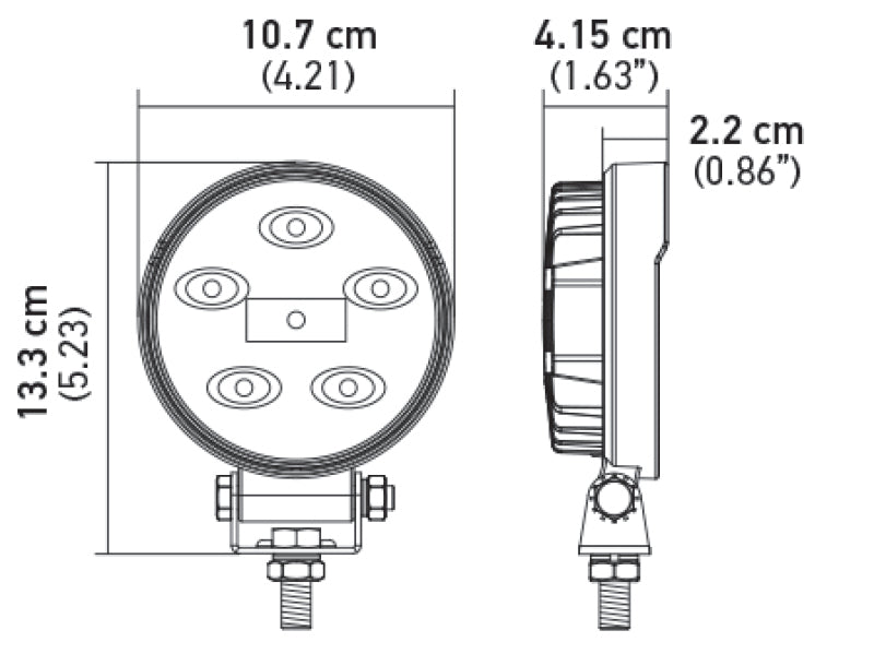 Hella ValueFit Work Light 5RD LED MV CR LT