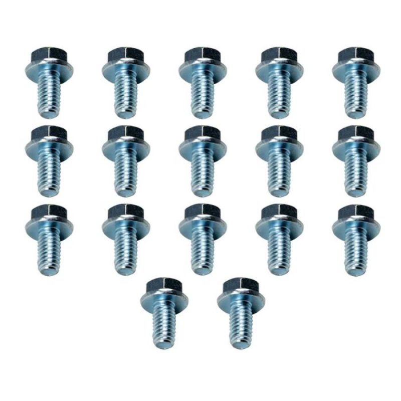 Moroso Ford C-6 Stamped Steel Transmission Pan Bolts - Set of 17