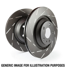 Load image into Gallery viewer, EBC 92-94 Audi S4 2.2 Turbo USR Slotted Front Rotors