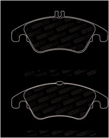 StopTech 10-16 Mercedes E350 Street Performance Front Brake Pads