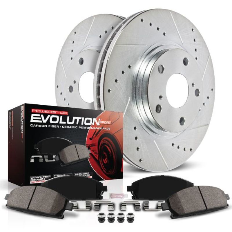 Power Stop 98-01 Audi A6 Quattro Rear Z23 Evolution Sport Brake Kit