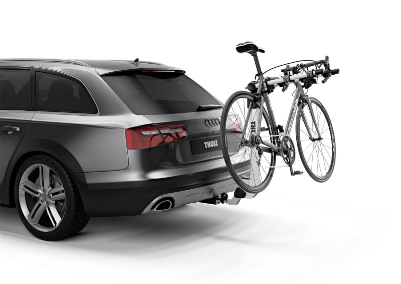 Thule Helium Pro 3 - Hanging Hitch Bike Rack w/HitchSwitch Tilt-Down (Up to 3 Bikes) - Silver