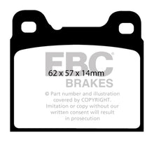 Load image into Gallery viewer, EBC 91-93 Volvo 740 2.3 (ABS) (Girling) Yellowstuff Rear Brake Pads