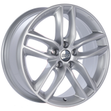 BBS SX 17x7.5 5x120 ET37 Sport Silver Wheel -82mm PFS/Clip Required