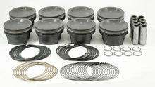 Load image into Gallery viewer, Mahle MS Piston Set SBF 281ci 3.551in Bore 3.543stk 5.933in Rod .866 Pin 0cc 11.9 CR Set of 8