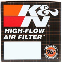 Load image into Gallery viewer, K&amp;N Filter Universal Rubber Filter 3 1/2 inch Flange 4 5/8 inch Base 3 1/2 inch Top 4 1/2 inch Heigh