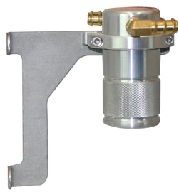 Moroso 12-18 Jeep 3.6L JK Air/Oil Separator Catch Can - Small Body - Billet Aluminum