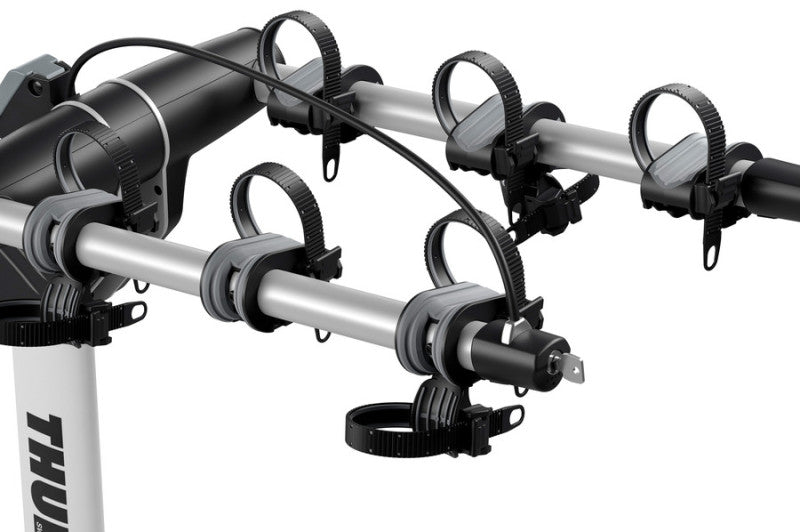 Thule Helium Pro 3 - Hanging Hitch Bike Rack w/HitchSwitch Tilt-Down (Up to 3 Bikes) - Silver